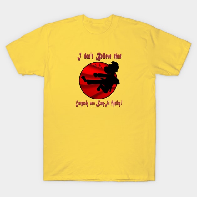 Kung Fu Fun T-Shirt by KJKlassiks